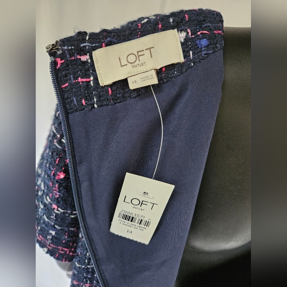 Loft Navy Knit Dress - Picture 5 of 5